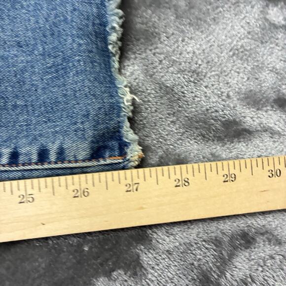 Miss Selfridge Denim Jeans Women 28x32 Blue Cropped Kickflare Boot Cowboy Pants - Picture 12 of 14